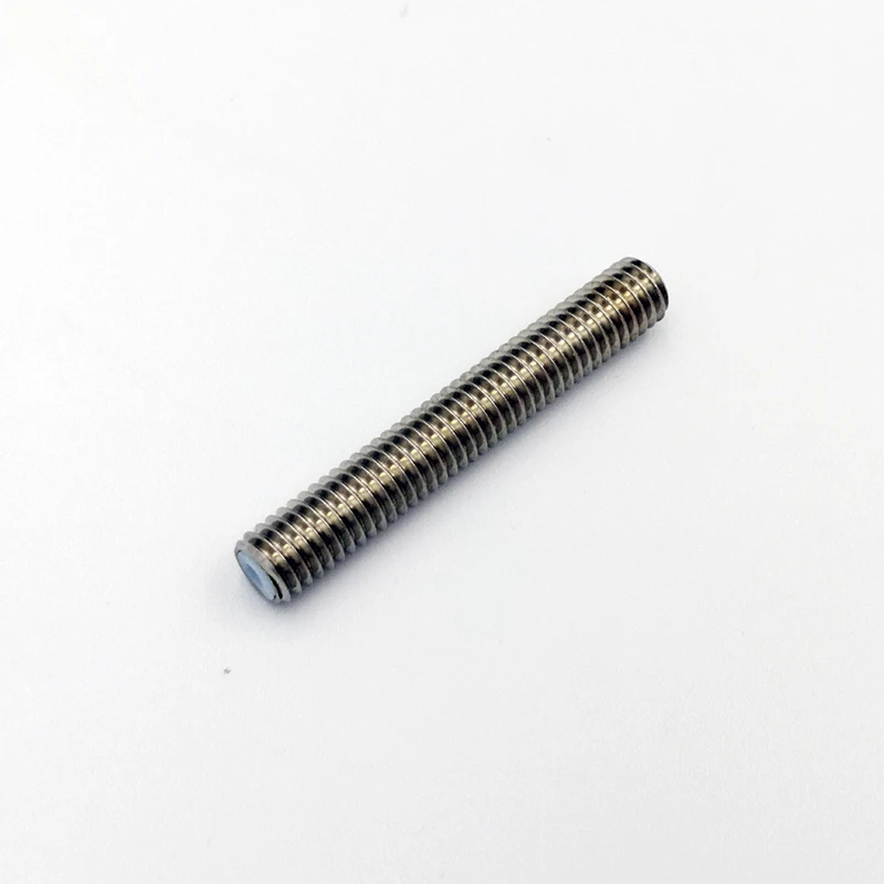 M6x40mm 3d принтер V5 PTFE трубка MK8 тефлон горло подачи сопла M6x26 30 40 50 мм Makerbot запчасти экструдер 1,75 мм Поставки 1 шт - Цвет: M6x40mm