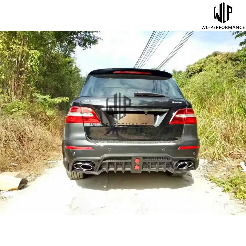 Комплект кузова автомобиля W166 FRP неокрашенный передний бампер задний для Mercedes Benz