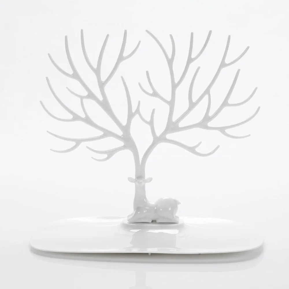 

fine Jewelry Pendant Earrings Necklace Display Stand High Quality Deer Head Jewelry Display Stand Organizer Make Up Decoration