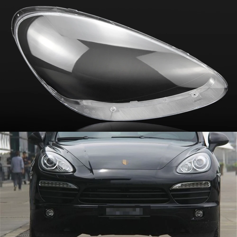 Для Porsche Cayenne 2011 2012 2013 фары крышка фар автомобиля Замена объектива прозрачные линзы авто чехол