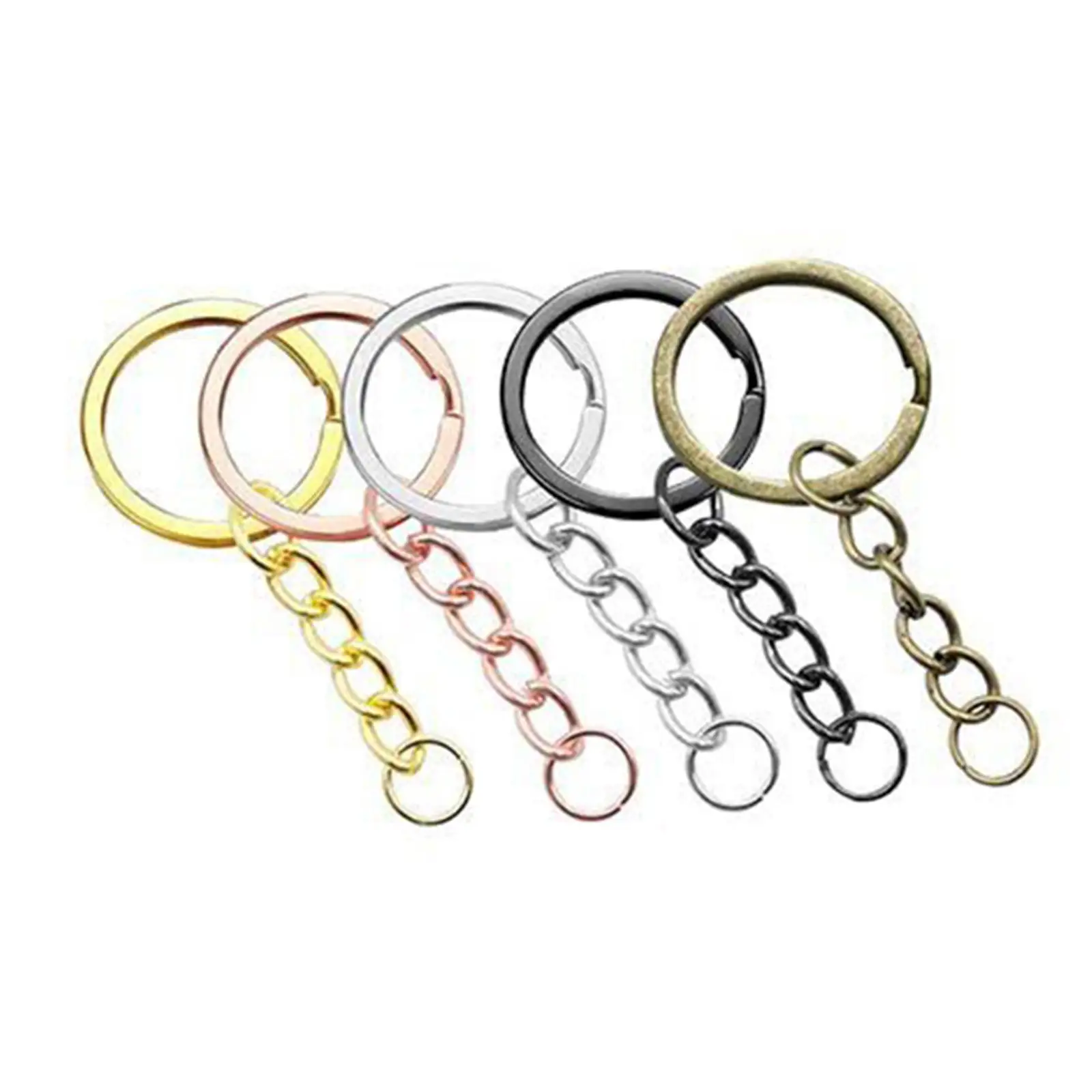 

660Pcs Keyring Metal Keychain DIY Lobster Clasp Key Chain with Chain Jewelry Making Crafts Screw Eye Pins Supplies Accessories