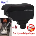 Подлокотник для Hyundai galloper, светодиодный локотник для Hyundai galloper, подлокотник для салона автомобиля, центральный ящик для хранения со светодиодной подсветкой USB