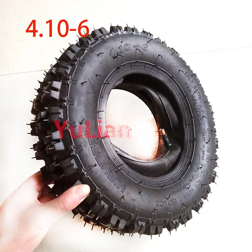 4 10 6 шины внутренняя труба ATV Quad Go Kart 47cc 49cc массивные подходят для всех
