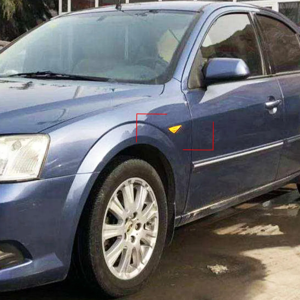 1 пара светодиодных динамических боковых указателей поворота светильник Ford MONDEO