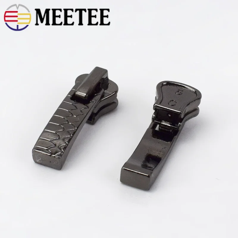 Набор для ремонта Meetee 5 # 10 шт. металлический слайдер на молнии пулер шитья сумки