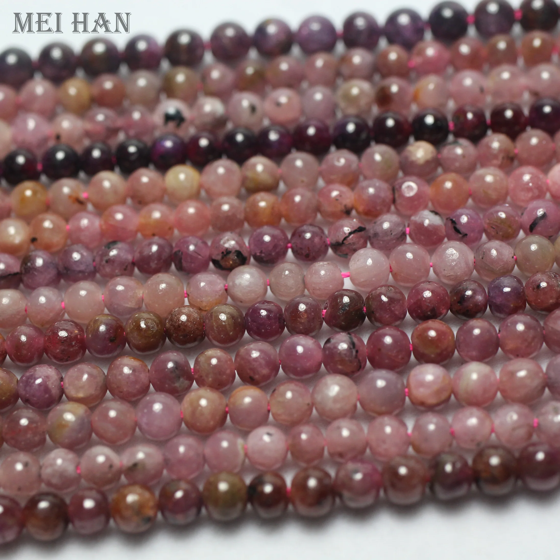 Круглые Гладкие бусины Meihan 1 нить/набор 4 5 мм|round stone beads|stone beadsbead wholesale |
