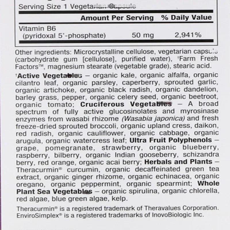 

1 box / 2 boxes-B6, Pyridoxal 5'-Phosphate,Coenzymes promote many beneficial metabolic reactions in the body 1 box=50 mg*30p