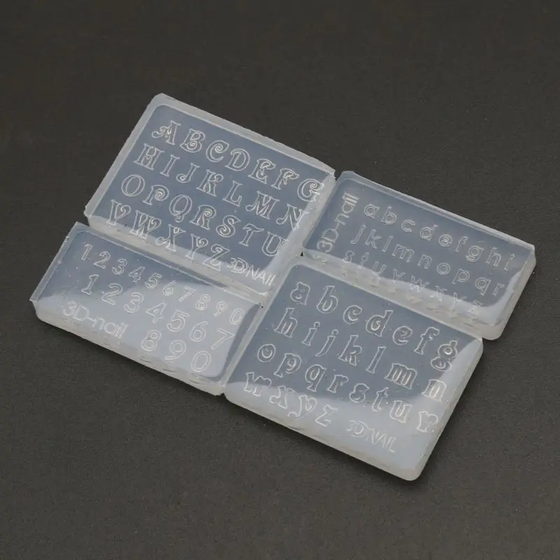Цифры буквы подвеска смола силиконовая форма инструменты для изготовления