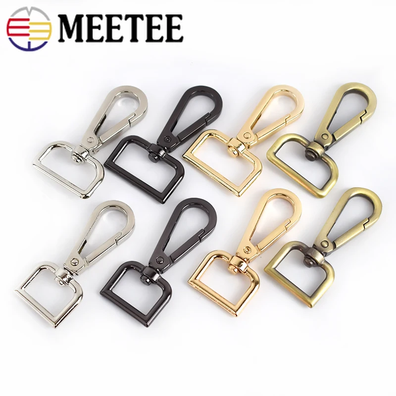 10 шт. 16 50 мм Meetee ремешки для сумок металлические пряжки воротник застежка лобстер