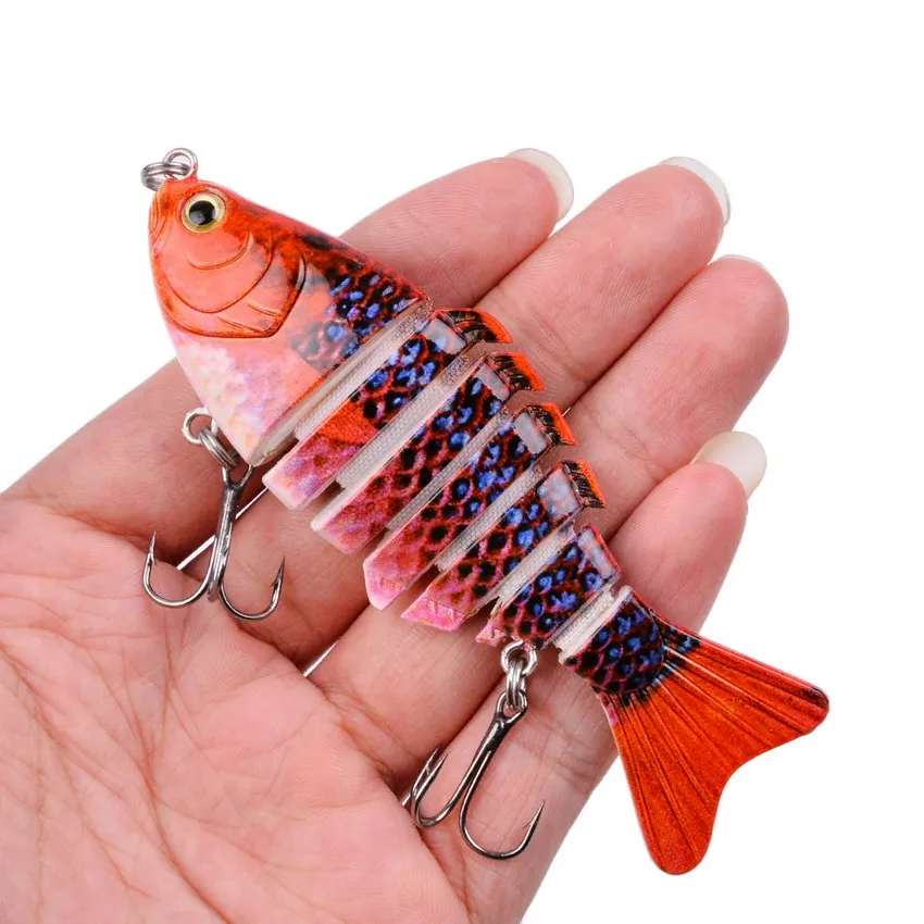 

Fishing Lures Sinking wobbler Multi Jointed Swimbait Pike Lure Hard Baits Fishing Tackle for Bass Trout Random Color