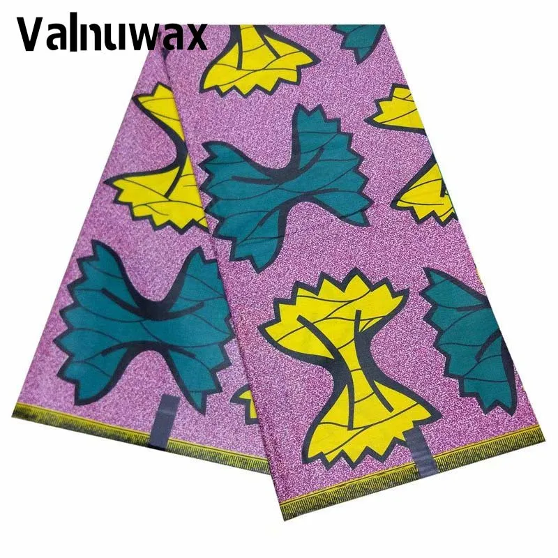 

High Quality African Wax Fabric 6 yards Nigerian Ankara Real Wax Prints Home Textile Cotton Fabric Sewing Party Wedding Dress