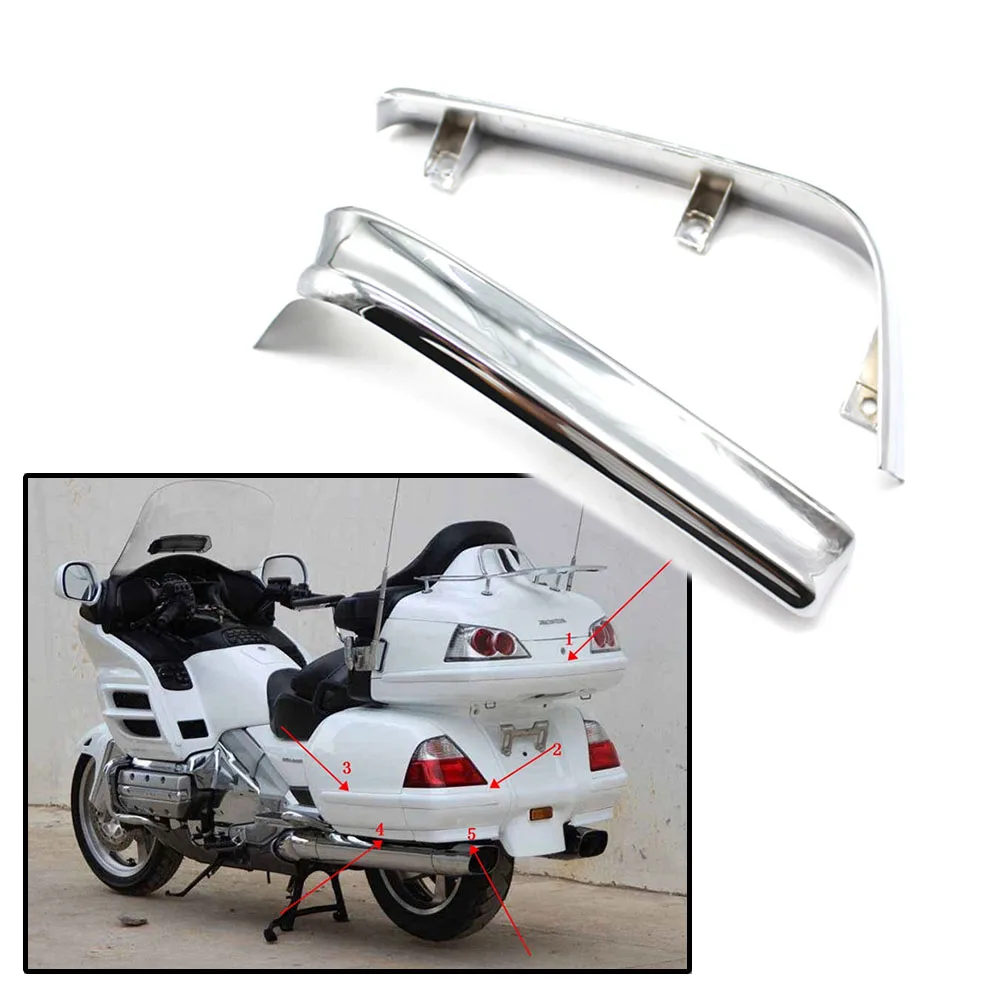 

Chrome Saddlebag Decoration Strips Moulding For Honda GL1800 GOLDWING 2001-2011