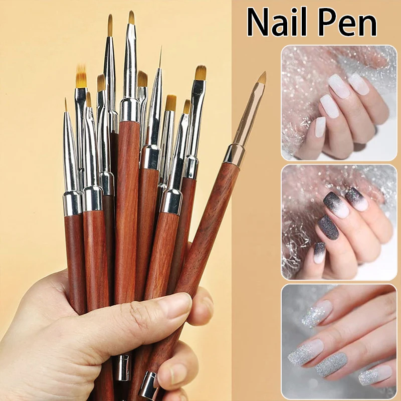 

Portable Nail Art Brush DIY Nail Drawing Pen Professional Manicure Accessories DIY Manicuring Flower Drawing Pen