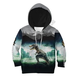 Love Dinosaur  Hoodies T-shirt 3D Printed Kids Sweatshirt Jacket T Shirts Boy Girl Funny Animal Cosplay Costumes 02