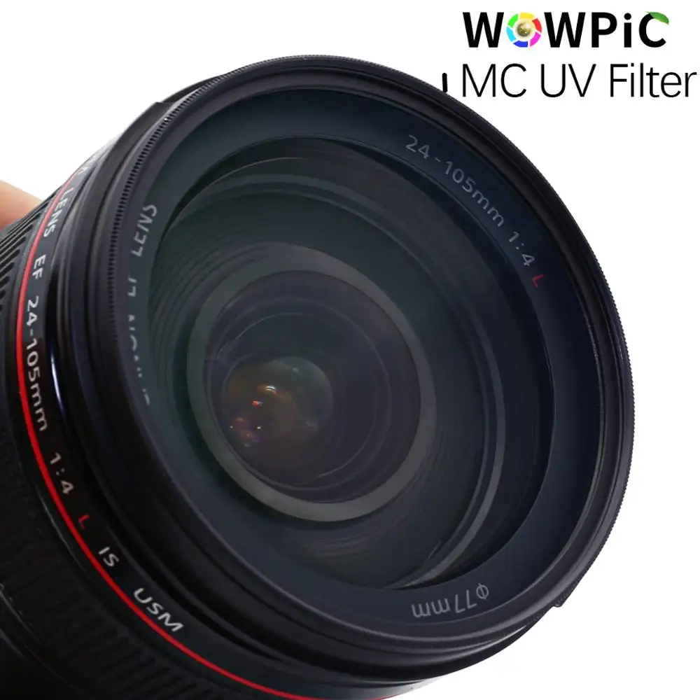 УФ фильтр WOWPIC 95 мм MC сверхтонкий зеленый Muticoating 16 слоев защита объектива для