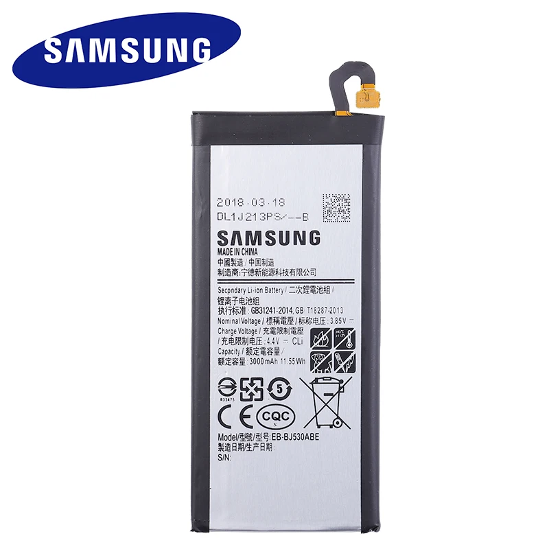 Оригинальный аккумулятор Samsung для Galaxy J5 2017 /J5 Pro J530 J530F J530G полимерная литиевая