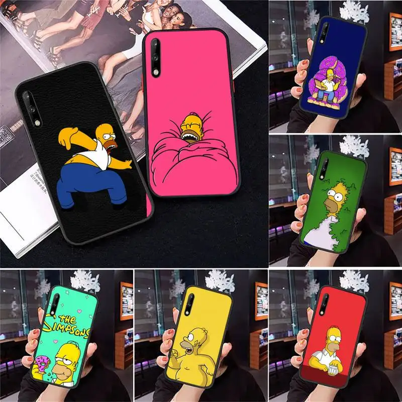 

Homer J-SImPsoN S-Simpsoning Phone Case for Huawei mate 9 10 20 20X 30 40 pro lite Fundas cover
