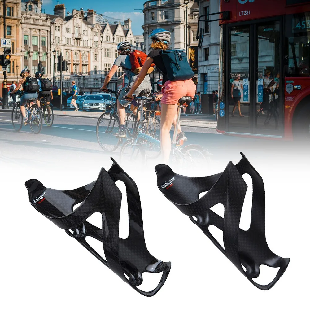 

BALUGOE Carbon Bicycle Water Bottle Cage MTB Road Bike Bottle Holder Ultra Light Cycle Bike Equipment Accessories