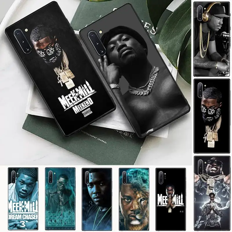 

Hip-hop rapper Meek Mill Phone Case For Samsung Galaxy S8 S9 S10 Plus S10E Note 3 4 5 6 7 8 9 10 Pro Lite Cover Funda Shell