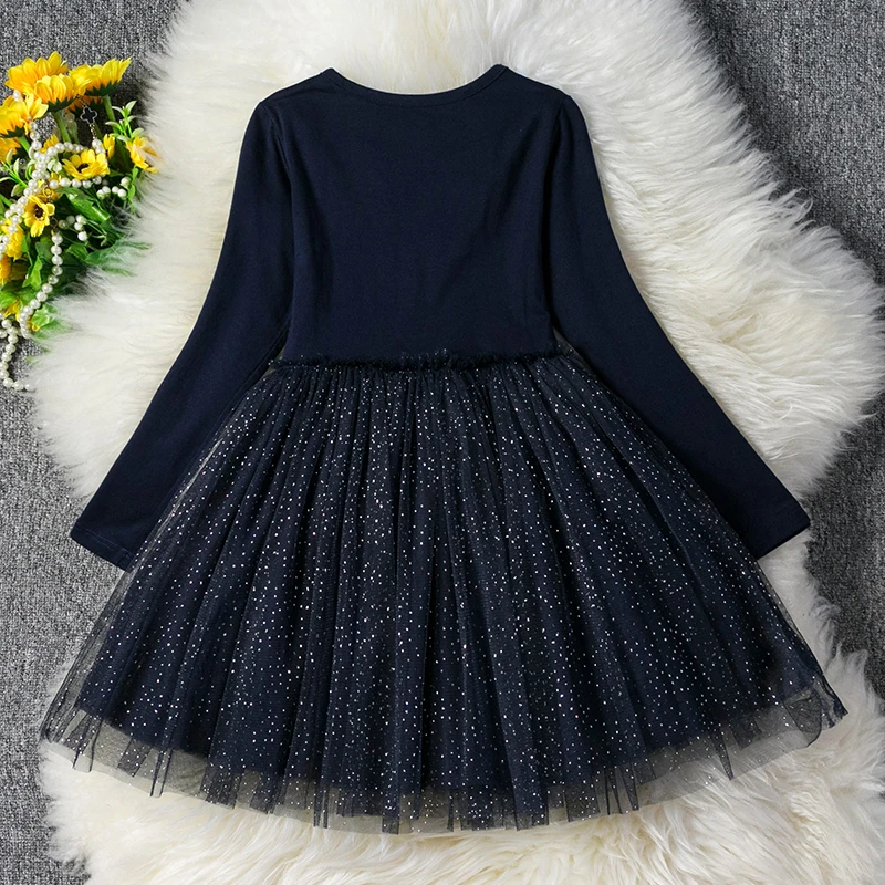 Хлопковое трикотажное платье-пачка для девочек Повседневная летняя От 3 до 8 лет |