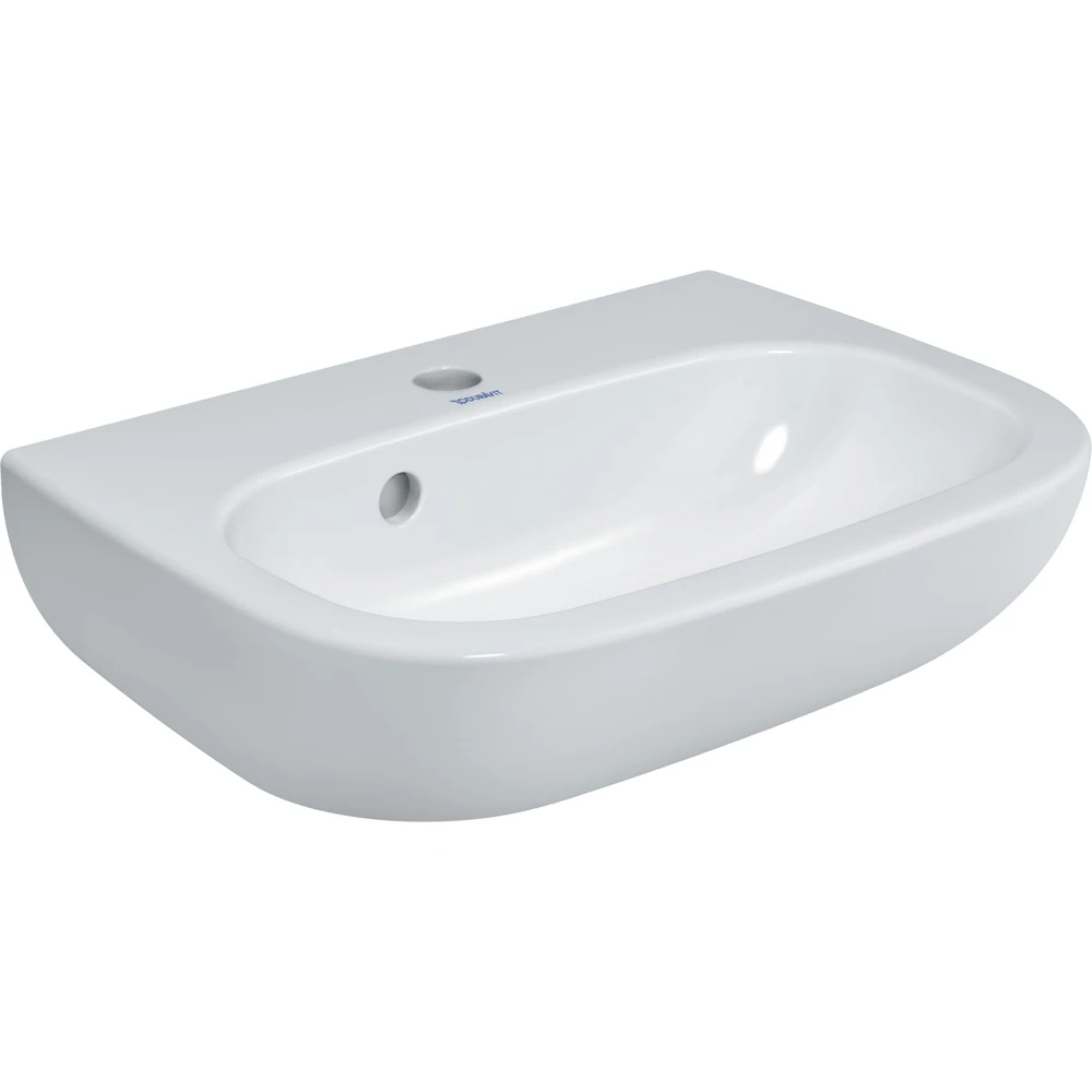 Duravit D-Code 07054500002 hand washbasin glossy white 450 mm plumbing for home bathroom sink ceramic | Обустройство дома