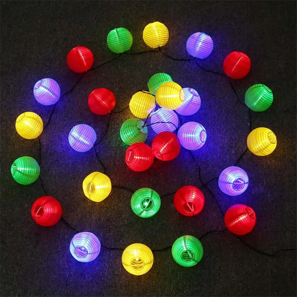 Colorful Kaigelin 30 светодиодный светильник на солнечной батарее s фонарь шар наружный светильник ing Солнечная лампа Сказочный Глобус Рождественский Декор Светильник для вечерние праздники - Испускаемый цвет: Colorful