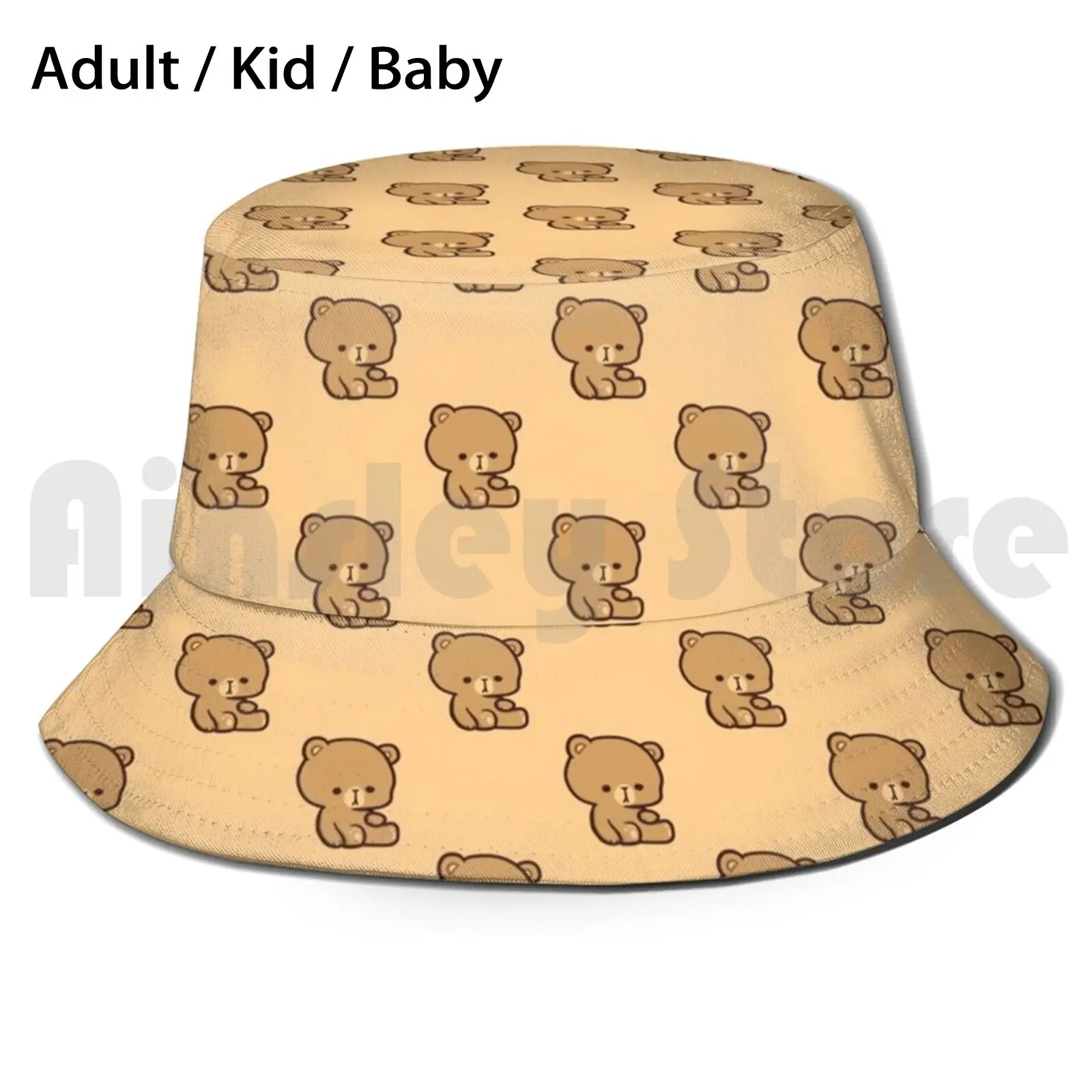 

Панама с рисунком медведя Тедди, для детей и взрослых, пляжные шляпы от солнца, мишка тедди, милые животные, Детские Мультяшные, с забавной бо...