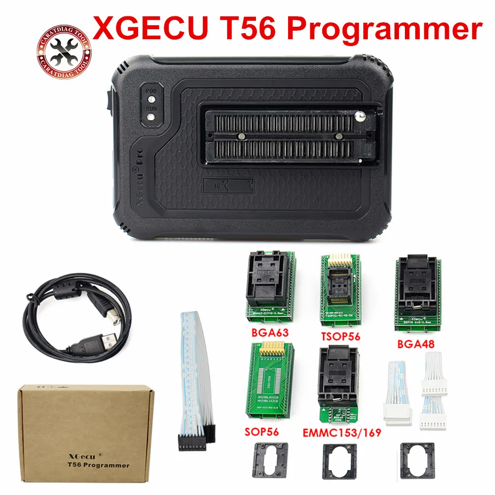 XGecu T56 программатор 56 Pin драйверы ISP поддержка 20000 + ICs для PIC/NAND Flash/EMMC