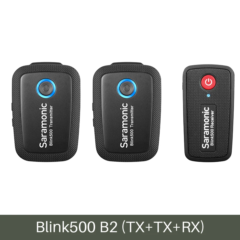 B2 Saramonic Blink500 беспроводной Студийный конденсаторный микрофон петличный нагрудный микрофон для интервью для iPhone Android телефона DSLR камеры - Цвет: B2