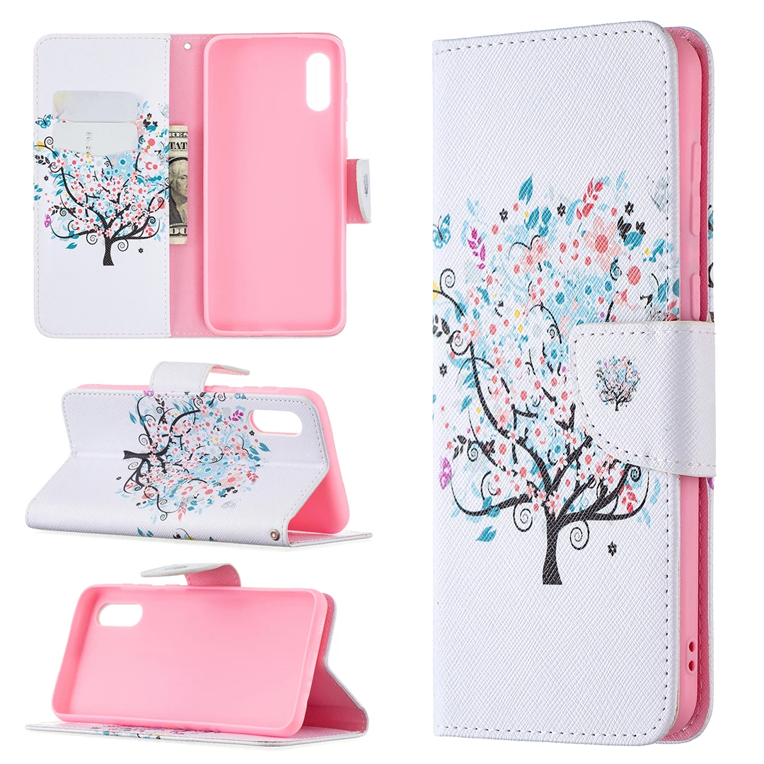 

Coque A02 M02 Painted Case For Samsung Galaxy A72 A52 A12 A32 5G Cover Flip Leather Card Solt Stand Etui Full Protect Fundas