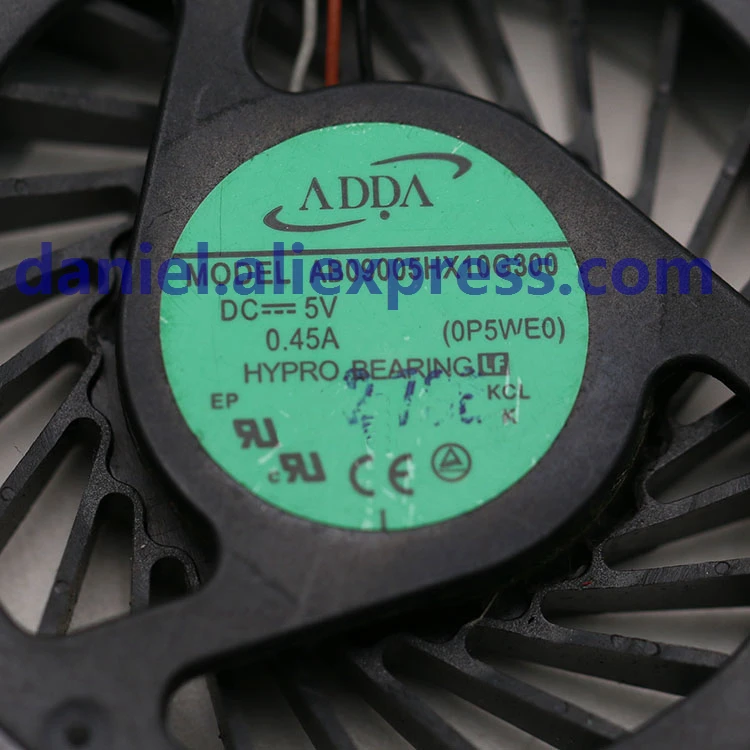 Оригинальный турбоохлаждающий вентилятор ADDA AB09005HX10G300 0P5WE0 5 в 0.45A для