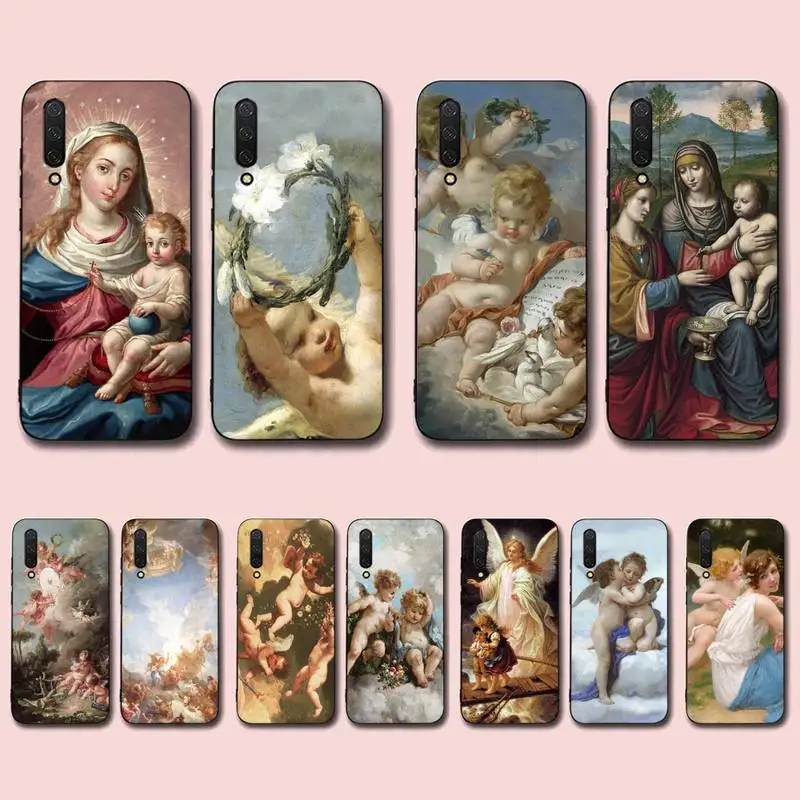 

Madonna Church frescoes Angel God Phone Case for Xiaomi mi 5 6 8 9 10 lite pro SE Mix 2s 3 F1 Max2 3