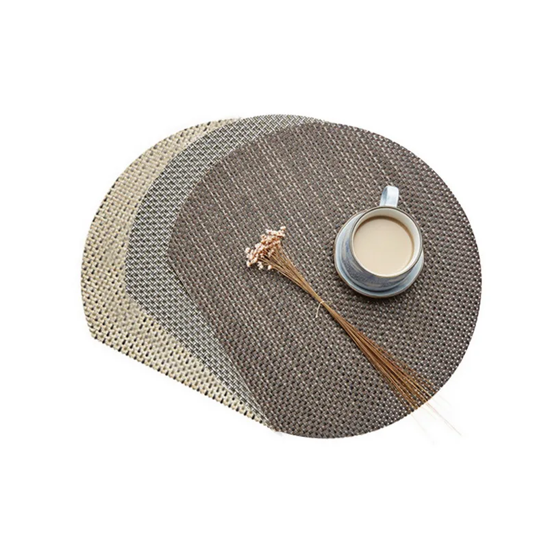 Обеденный стол круглый ПВХ салфетки термостойкая изоляционная подставка для