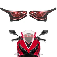 motorcycle 3d front fairing headlight stickers guard head light protection sticker for honda cbr650r cbr 650r cbr650 r 2019 2020
