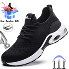 Мужская Рабочая обувь, мужские ботинки со стальным носком, непрокалываемая защитная обувь, мужская защитная Рабочая обувь, рабочие кроссовки, мужские