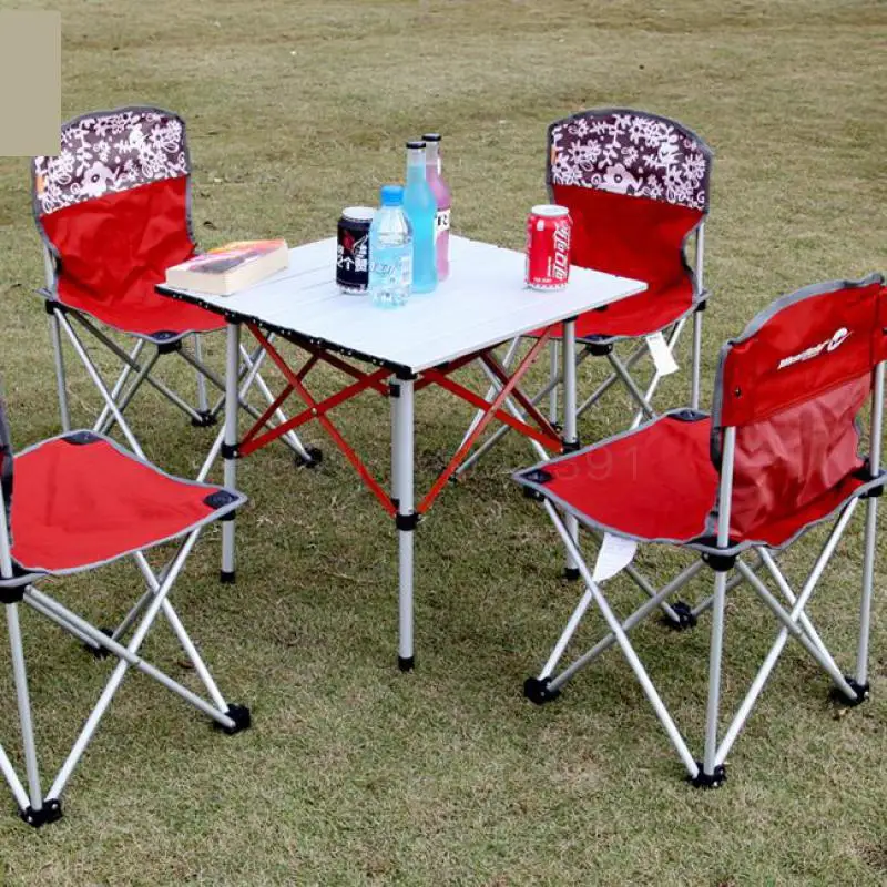 Внешний искусственный бытовой рынок. Ультралегкий квадратный стол для пикника| |