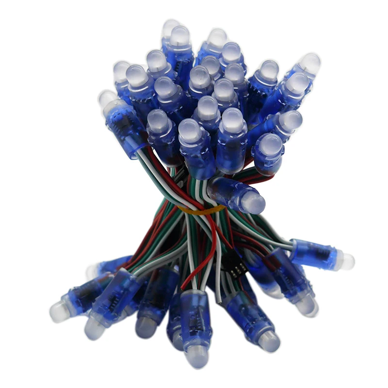 50 шт. Hi-Q DC5V полноцветный WS2811 IC RGB Pixel Светодиодный светильник IP67 SP601E 5 В 6A