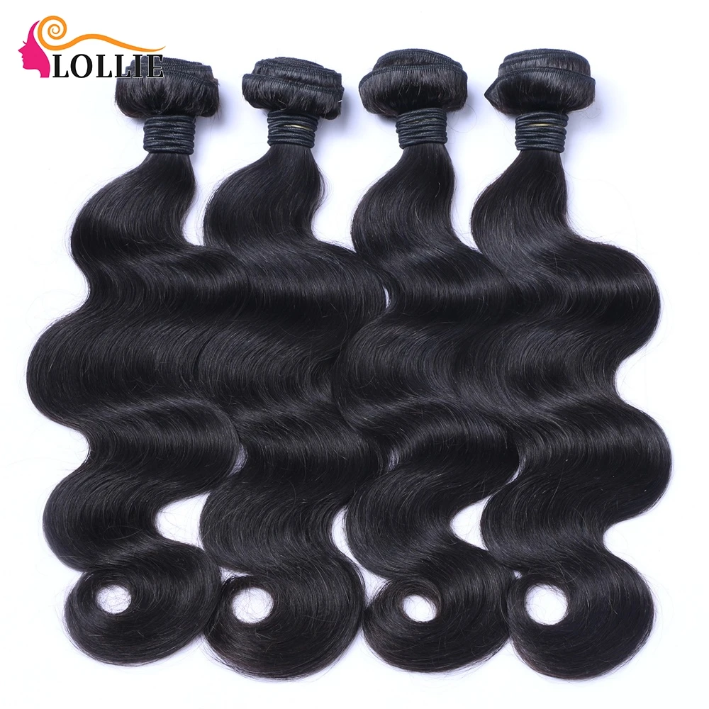 Lollie дешевые бразильские волнистые пряди 9A не Remy человеческие волосы для