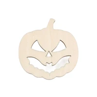 pumpkin monster shape mascot laser cut christmas decorations silhouette blank unpainted 25 pieces wooden shape 1336