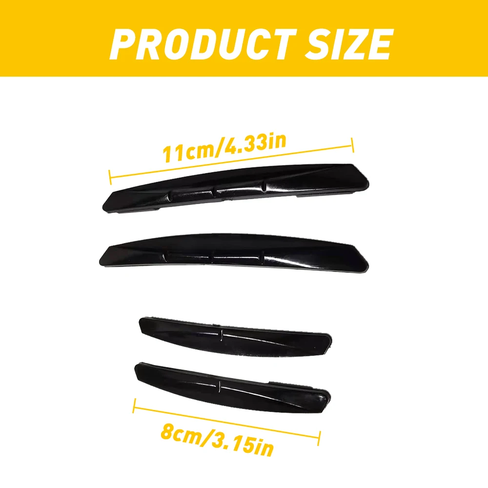 

4x Universal Black Car Door Edge Scratch Anti-collision Protector Guard Strip Cover Accessories Car door anti-collision strip
