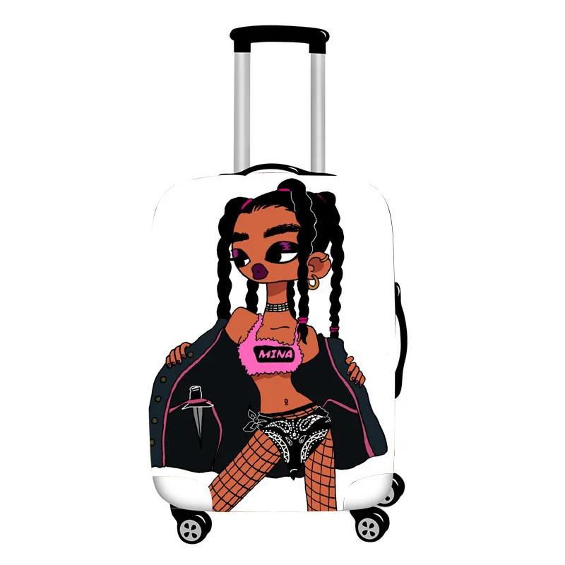 A Luggage cover Дорожный уплотненный Чехол для багажа, эластичный чехол для костюма, защитный чехол для 18-32 дюймов, чехол для костюма, аксессуары для путешествий, Новинка - Цвет: A Luggage cover
