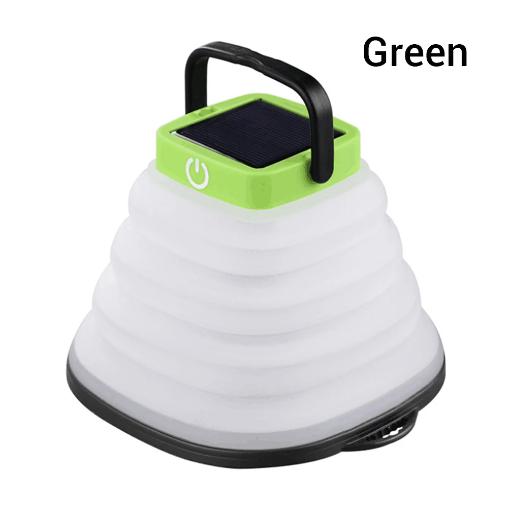Портативный фонарь для кемпинга на солнечной батарее светодиодный мини