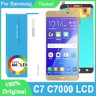 100% Оригинальный AMOLED 5,7 ''дисплей для Samsung Galaxy C7 C7000 SM-C7000 Full LCD сенсорный экран дигитайзер Запасные части