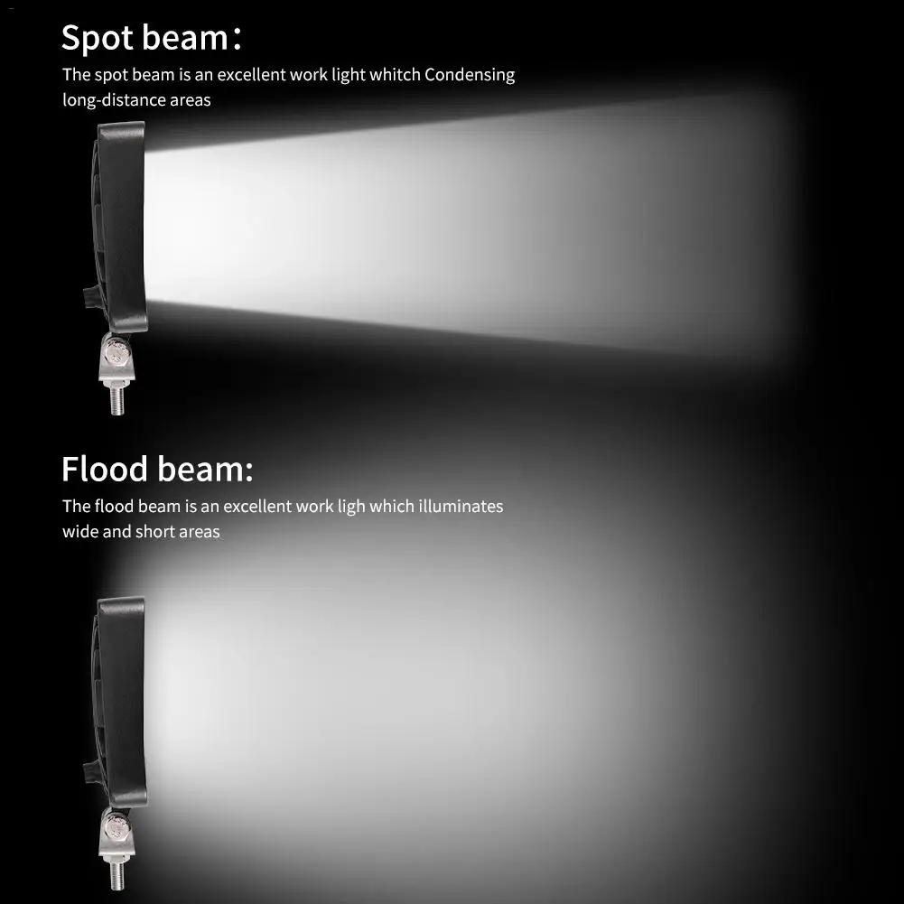 Светодиодная панель для внедорожников светодиодные рабочие фары 6 дюймов 48 Вт 12 В