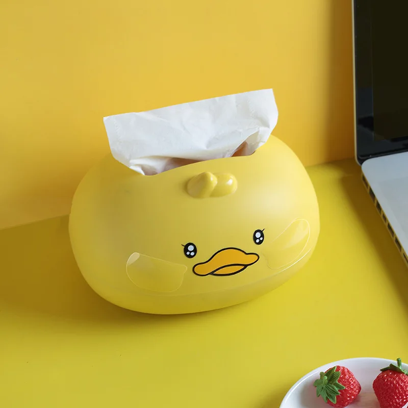 

Duck Model Tissue Box Desktop Paper Holder Dispenser Storage Tissue Box Container Napkin Case For Restaurant Kitchen Home Decor