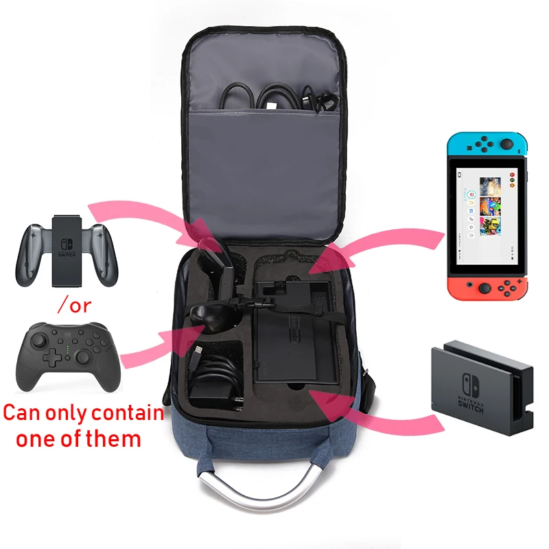 Портативные игровые сумки чехол для хранения игр защитный с ручкой переноски на