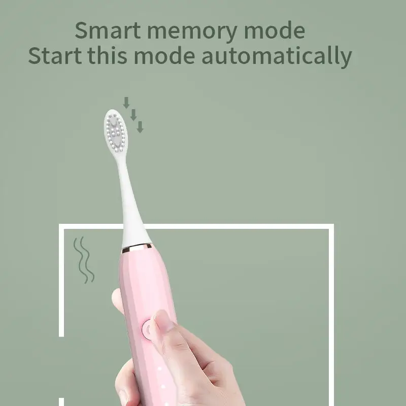 Uofenna M1 Electric Toothbrush Comfortable Adult Sonic Cleaning Oral Whitening Teeth IPX7 Waterproof Home Travel Only | Бытовая техника