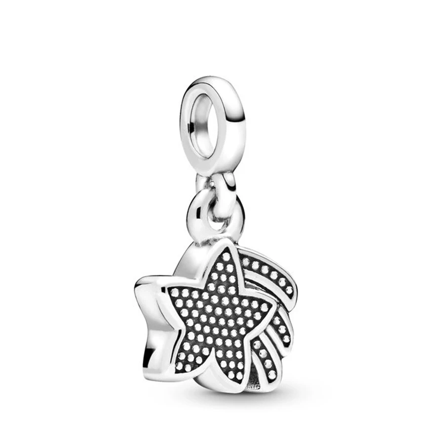 Seialoy 2 шт. новинка съемка звезда подвески метеор бисер Подходит для Pandora браслет