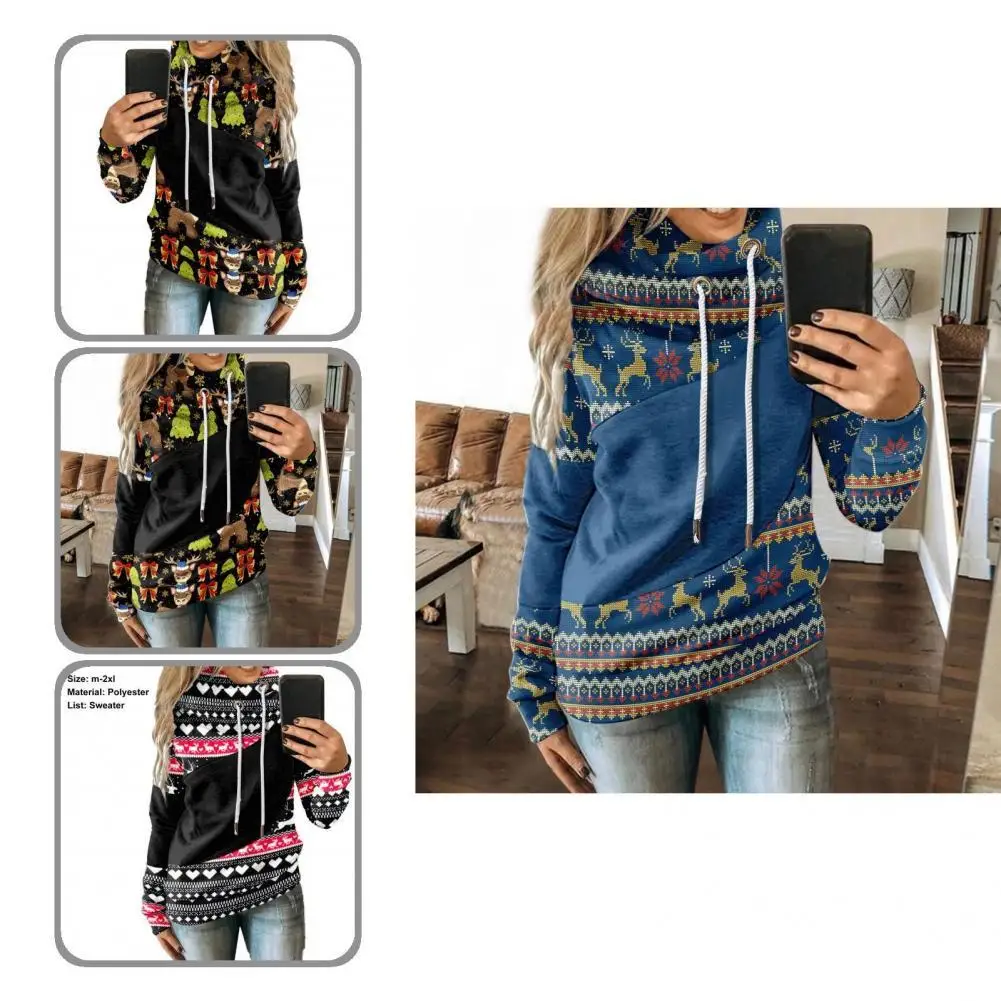 

Comfy Stylish Non-shrink Pullover Sweatshirt 4 Sizes Pullover Skin-friendly Ladies Clothing
