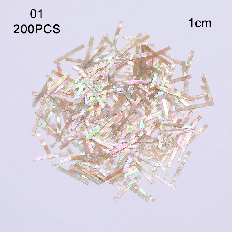 Shells Slice 01 BORN PRETTY 3D украшения ногтей Хамелеон Нерегулярные Камни Острый Нижний горный хрусталь смешанные Размеры 3D Книги по искусству украшения в колеса - Цвет: Shells Slice 01